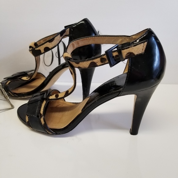 MICHAEL KORS Calf- hair Leopard Heels Sandals - Picture 4 of 8